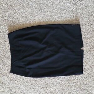 Basic black pencil skirt